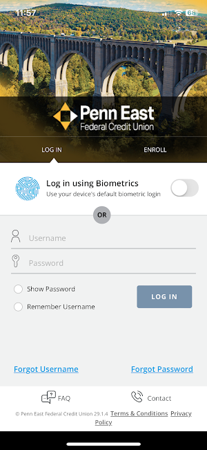PEFCU CARD APP Screenshot 1