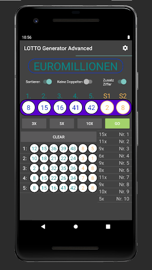 LOTTO Generator Screenshot 2
