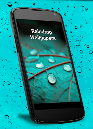 Raindrop Screen Lock Wallpaper Screenshot 0
