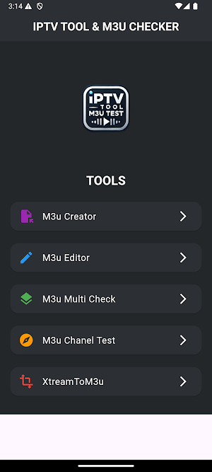 iptv tool & m3u test Screenshot 0