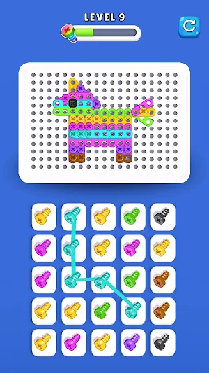 Screw Puzzle - Link and build Screenshot 2