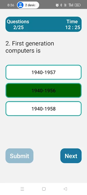 ITI Computer Science Quiz Screenshot 3