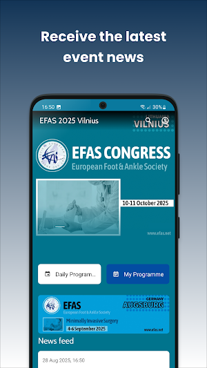EFAS Congress 2025 Screenshot 0