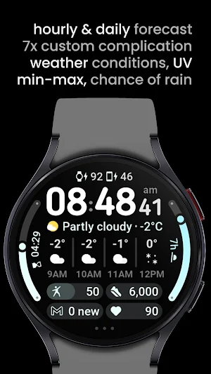 Weather Forecast Watch Face Screenshot 3