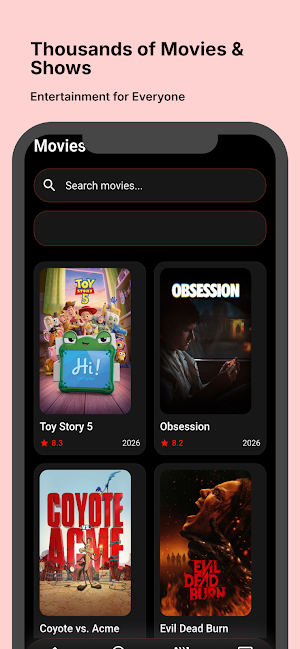 4Kmovies: Movies & TV Shows Screenshot 1