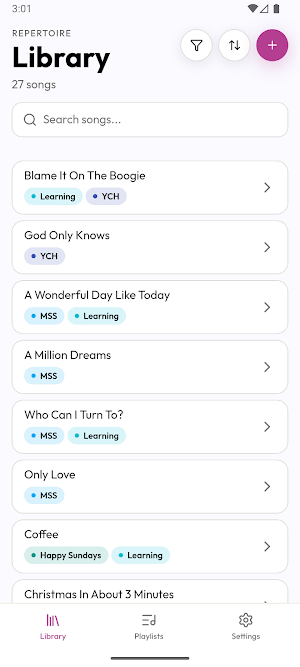Repertoire Screenshot 0