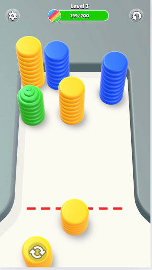 Sort Discs: Stack Color Puzzle Screenshot 3