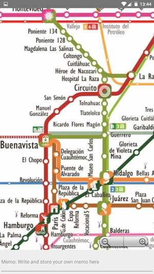 MEXICO BUS ROUTE MAP Screenshot 2