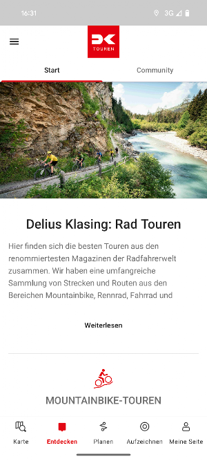 Delius Klasing: Rad Touren Screenshot 0