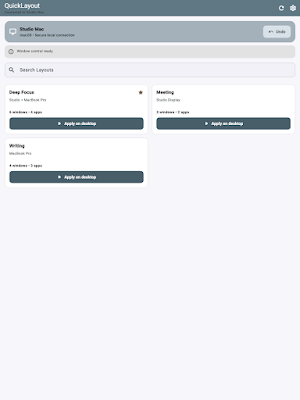 QuickLayout - Window Manager Screenshot 3