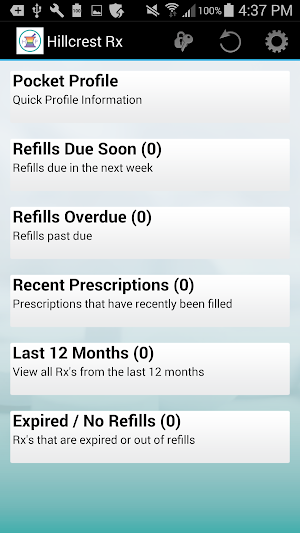 Hillcrest Rx Screenshot 1
