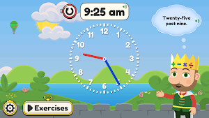 King of Math: Telling Time Screenshot 0