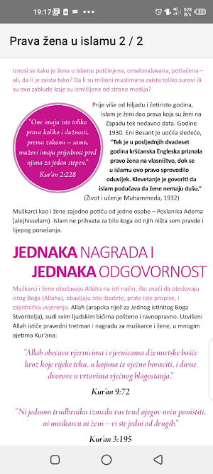 PRAVA ŽENA U ISLAMU Screenshot 2
