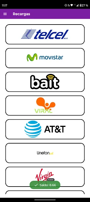 RecarguitasMx Screenshot 2
