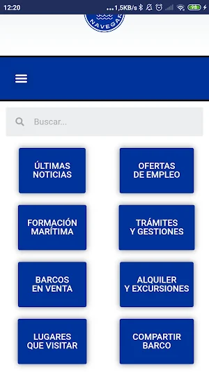 Quiero Navegar App Screenshot 0