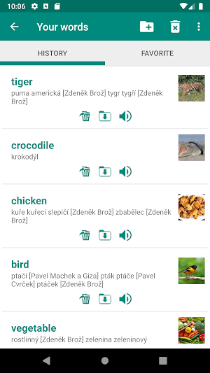 Czech English Dictionary Screenshot 3