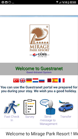 Mirage Park Guestranet Screenshot 0