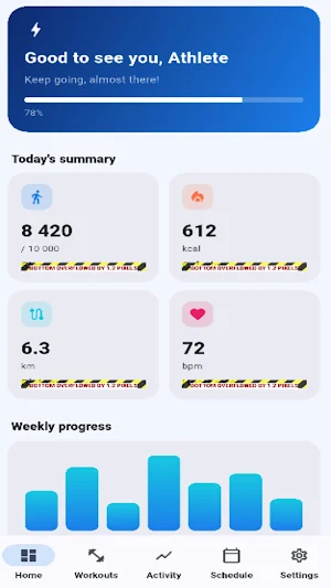 BluePeak SportHub Screenshot 0