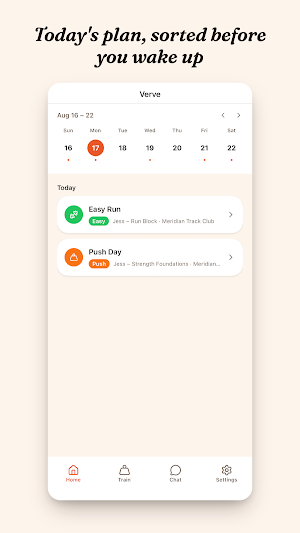 Verve: Coach-Led Training Screenshot 0