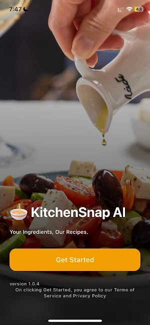 KitchenSnap AI Recipe Builder Screenshot 0