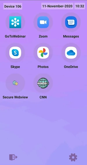 KIOSK Dashboard Screenshot 0