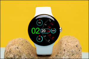 Digital Pixel Mod Rotary Watch Screenshot 2