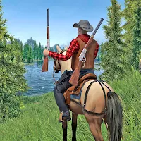 Cowboy Gunslinger Horse Riding
