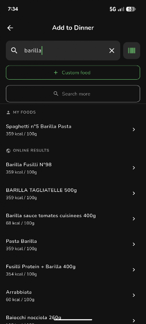 kcalSimple Screenshot 3