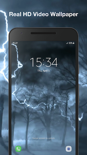 Lightning Storm Live Wallpaper Screenshot 2