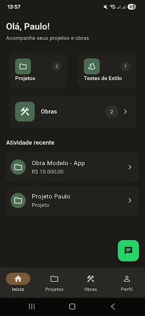 Meu Projeto - Mobile Screenshot 2