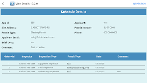PermitEyes Fire Inspection Screenshot 3