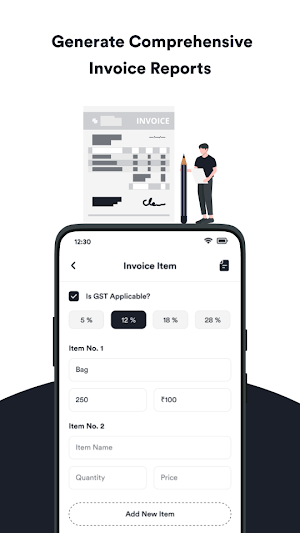 Invoice Make: Expense Tracker Screenshot 3