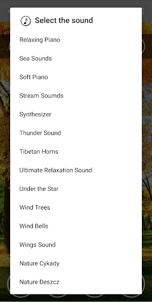 Relaxing Nature Sleep Music Screenshot 1