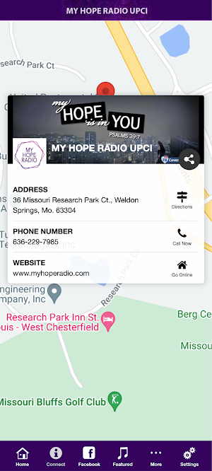 My Hope Radio UPCI Screenshot 2
