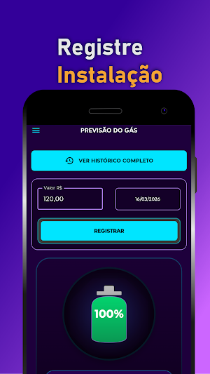 Meu Gás: Controle e Duração Screenshot 0