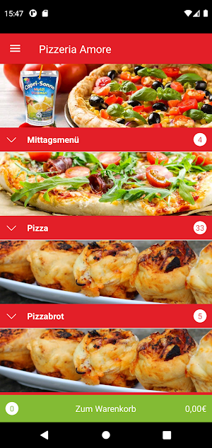 Pizzeria Amore Screenshot 2
