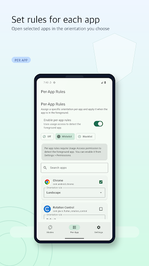 Screen Rotation Control Screenshot 2