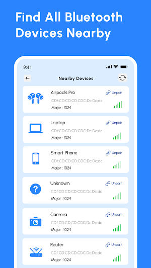 Bluetooth Pair and connect Screenshot 1