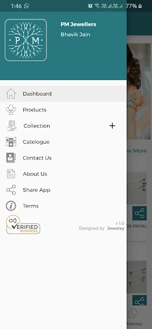 PM Jewellers - Silver Jewellery and Article App Screenshot 0