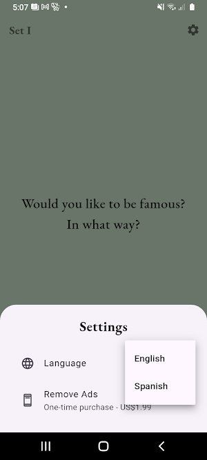 36 Questions Screenshot 1