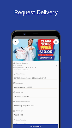 JB Express Cleaners Screenshot 1