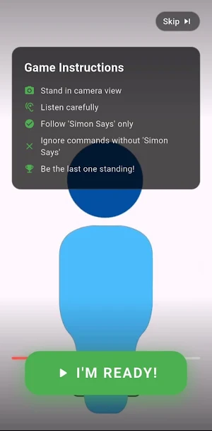Simon Says – Pose Game Screenshot 0