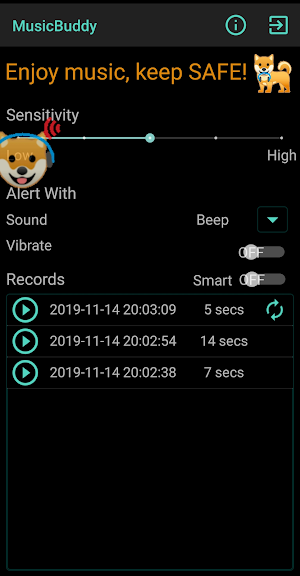 MusicBuddy - Enjoy the music,  Screenshot 1