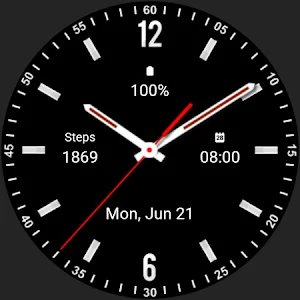 Black Jet Analogue Watch Face Screenshot 3