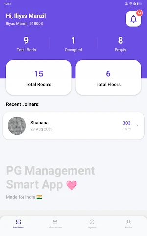 DesiPG Owner - PG Management Screenshot 3
