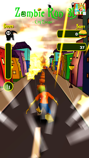 Zombie Run 3D - City Escape Screenshot 2