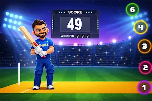 Fantasy Tap Cricket Offline Screenshot 1