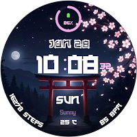 Sakura JT10 Wear OS Watch Face