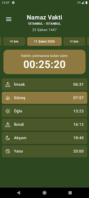 Namaz Vakti (islamveihsan) Screenshot 0