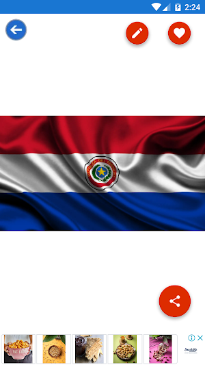 Paraguay Flag Wallpaper: Flags and Country Images Screenshot 1